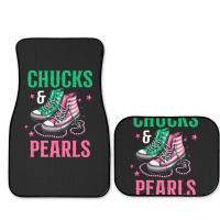 Chucks And Pearls Full Set Car Mats | Artistshot