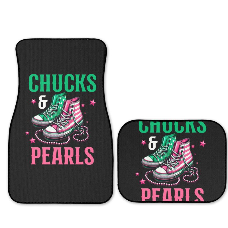 Chucks And Pearls Full Set Car Mats | Artistshot