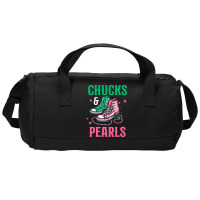 Chucks And Pearls Duffel Bag | Artistshot