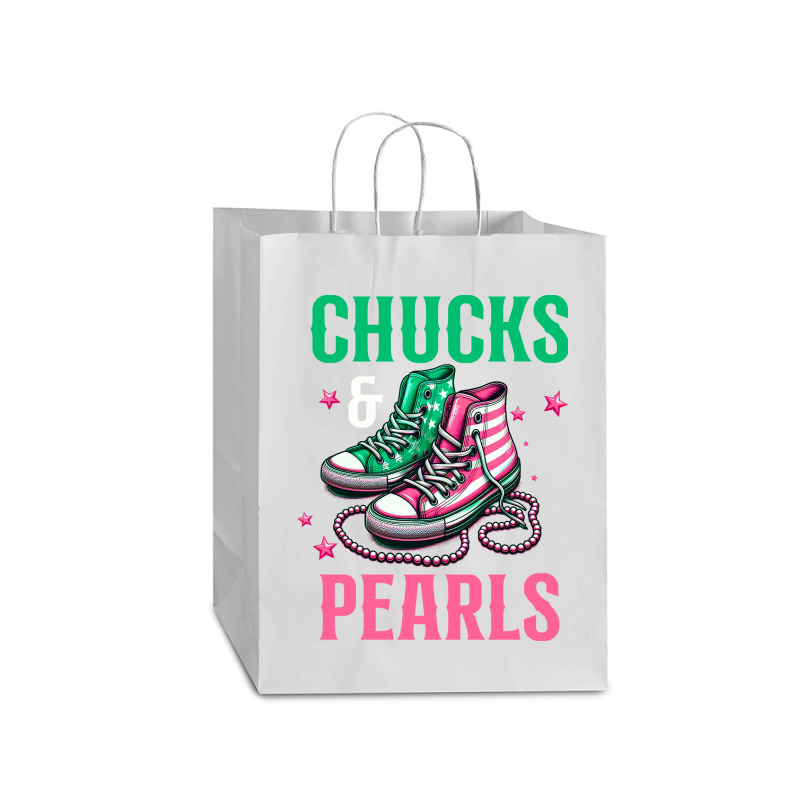 Chucks And Pearls Mart Paper Bag -13 X 7 X 17 | Artistshot