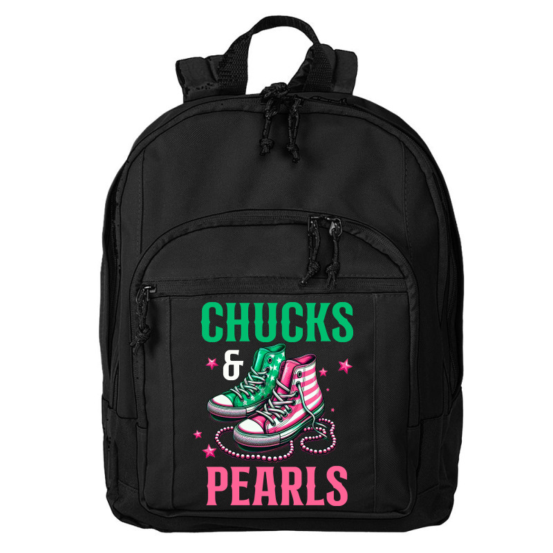 Chucks And Pearls Basic Backpack | Artistshot