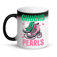 Chucks And Pearls Magic Mug | Artistshot