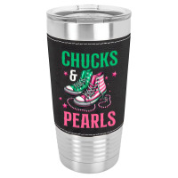 Chucks And Pearls Leatherette Tumbler | Artistshot