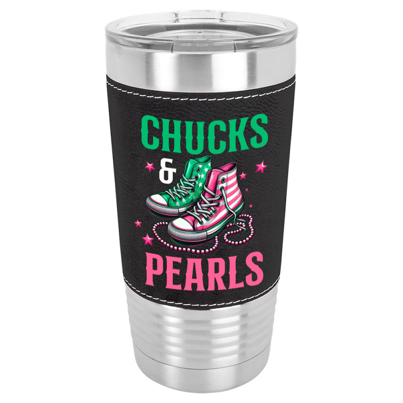 Chucks And Pearls Leatherette Tumbler | Artistshot