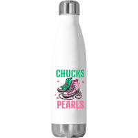 Chucks And Pearls Stainless Steel Water Bottle | Artistshot