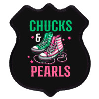 Chucks And Pearls Shield Patch | Artistshot