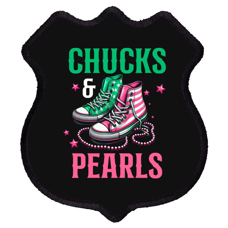 Chucks And Pearls Shield Patch | Artistshot