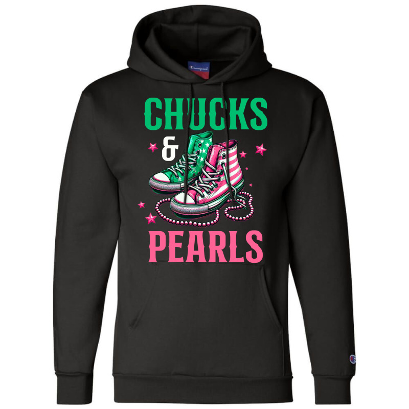 Chucks And Pearls Champion Hoodie | Artistshot