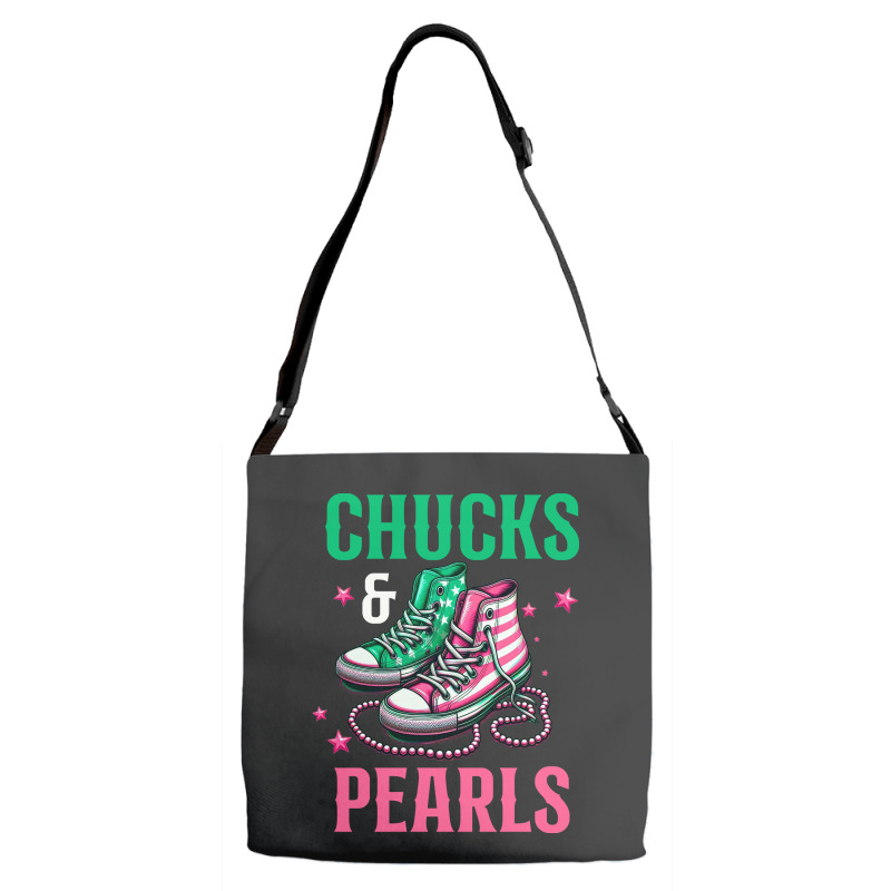 Chucks And Pearls Adjustable Strap Totes | Artistshot