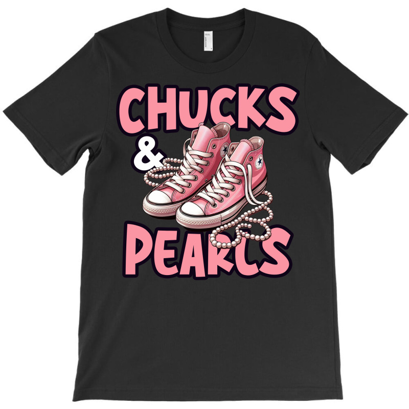 Chucks And Pearls T-shirt | Artistshot