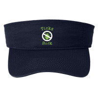 Ticks Suck Shirt Lyme Disease Gift Green Awareness Ribbon 2 Fashion Visor | Artistshot