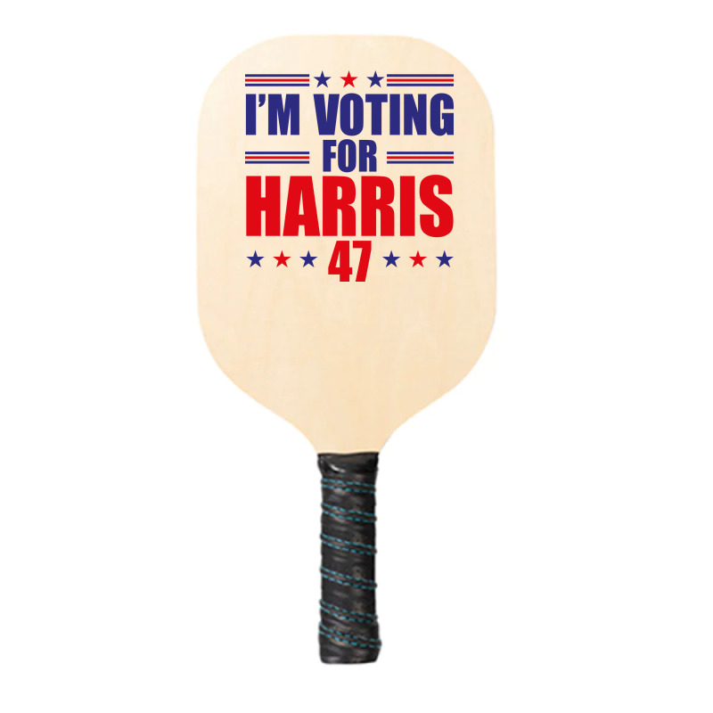 I'm Voting For Harris Pickleball Paddle | Artistshot