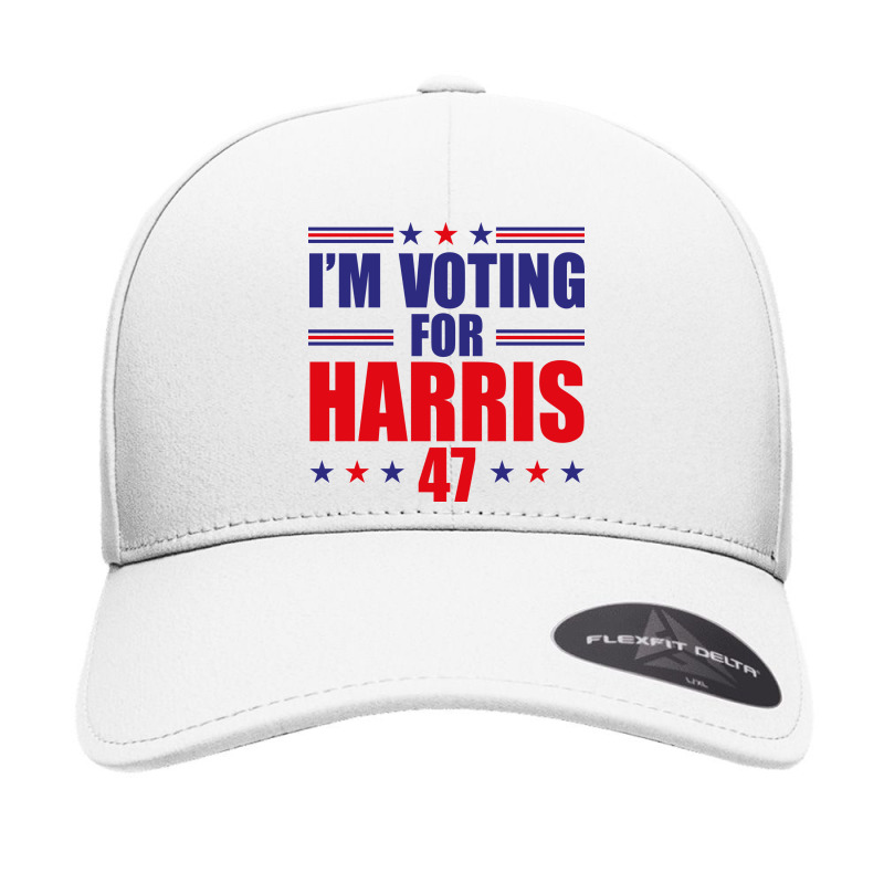 I'm Voting For Harris Seamless Cap | Artistshot