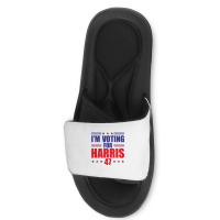 I'm Voting For Harris Slide Sandal | Artistshot