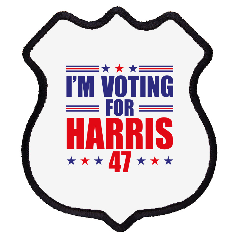 I'm Voting For Harris Shield Patch | Artistshot