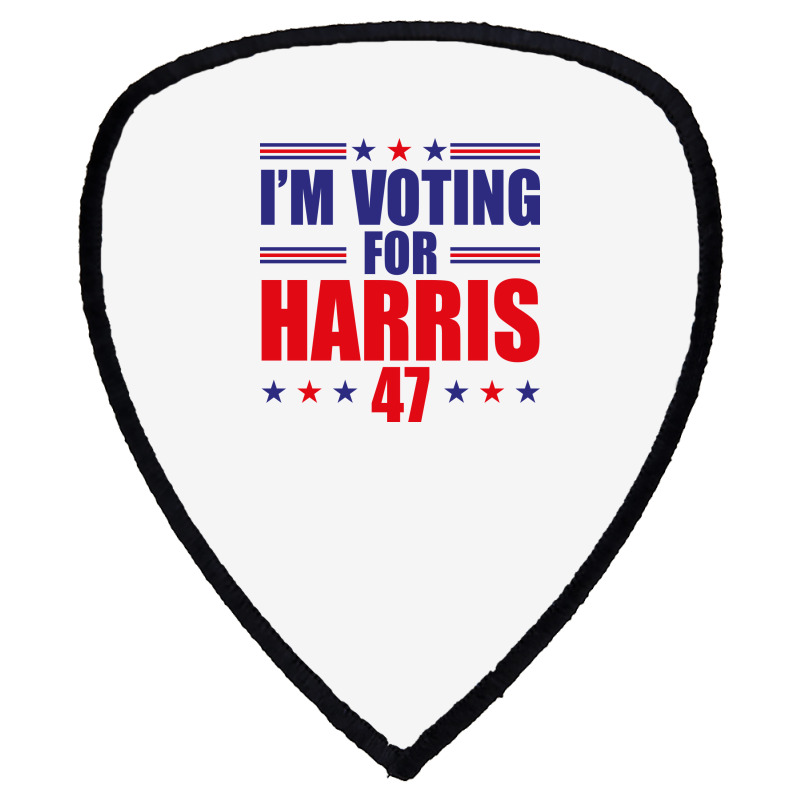 I'm Voting For Harris Shield S Patch | Artistshot