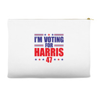 I'm Voting For Harris Accessory Pouches | Artistshot