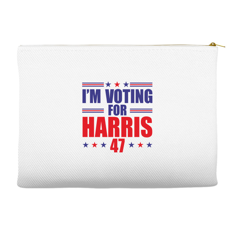 I'm Voting For Harris Accessory Pouches | Artistshot