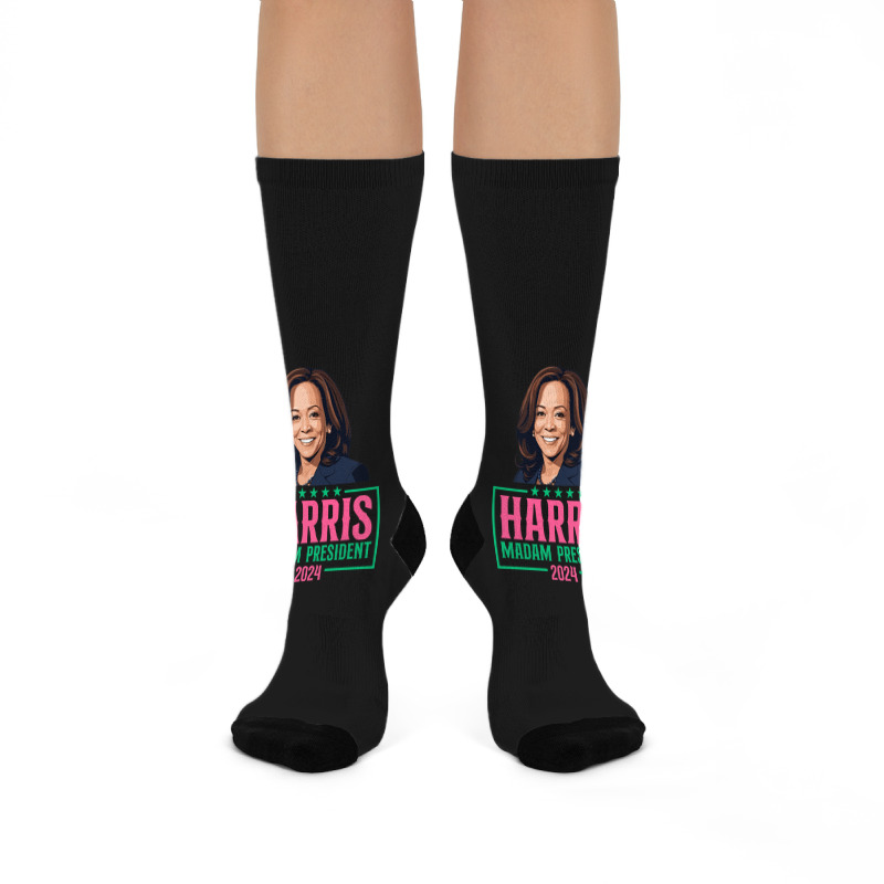 Harris Madam President Crew Socks | Artistshot