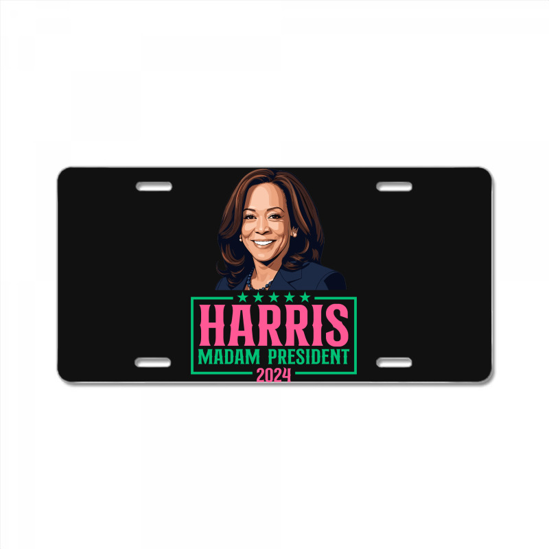 Harris Madam President License Plate | Artistshot