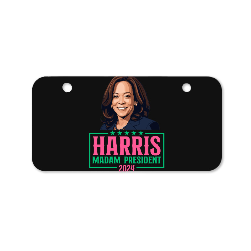 Harris Madam President Bicycle License Plate | Artistshot