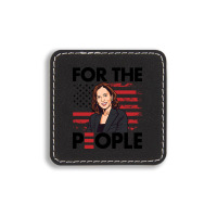 Harris For The People Square Leatherette Patch | Artistshot