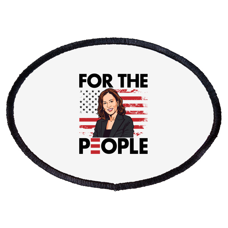 Harris For The People Oval Patch | Artistshot