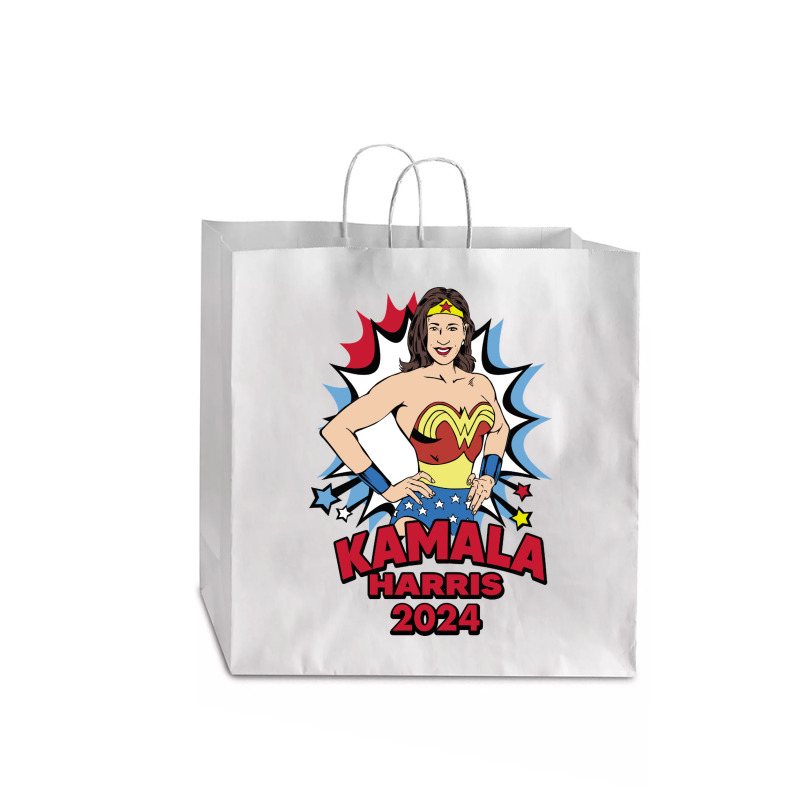 Kamala Harris Wonder Women Jumbo Paper Bag - 18 X 7 X 18 3/4 | Artistshot