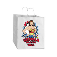 Kamala Harris Wonder Women Take Out Paper Bag - 14 X 10 X 15 1/2 | Artistshot