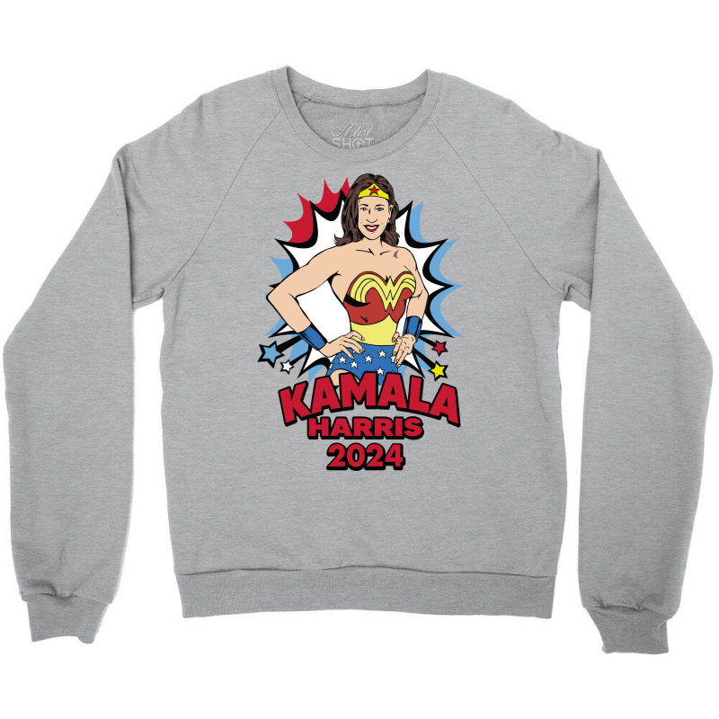 Kamala Harris Wonder Women Crewneck Sweatshirt | Artistshot