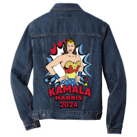 Kamala Harris Wonder Women Men Denim Jacket | Artistshot