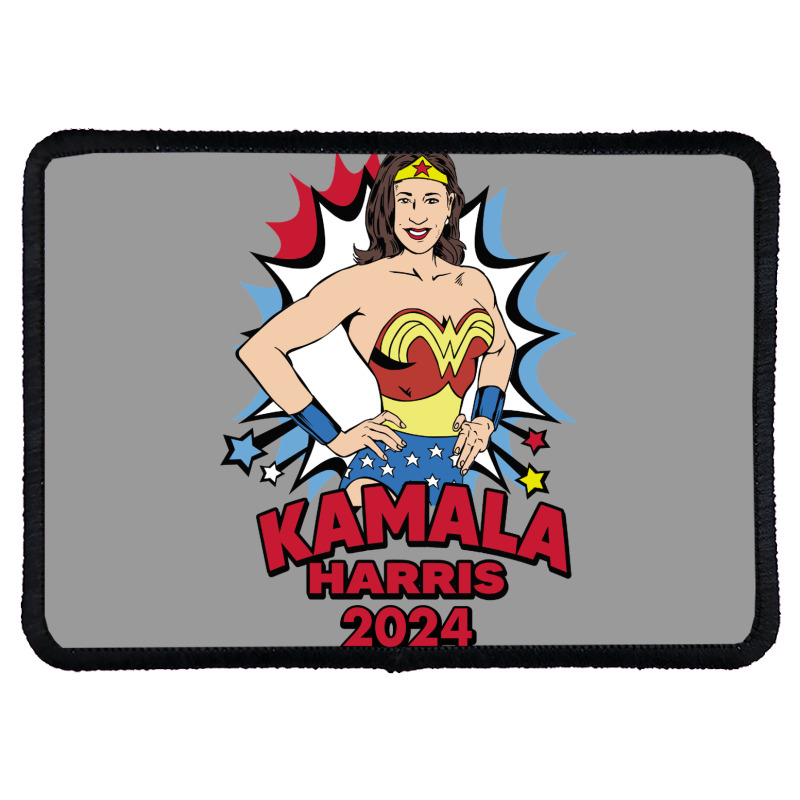 Kamala Harris Wonder Women Rectangle Patch | Artistshot