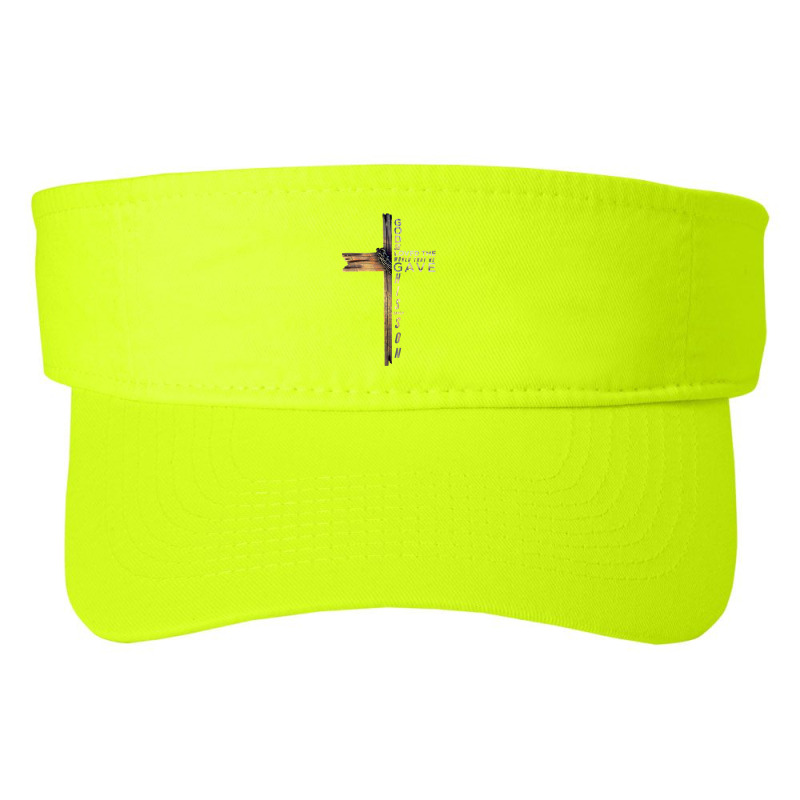 John 316 Christian Cross Bible Cartoon Character Fashion Visor by Aria-Proctor | Artistshot