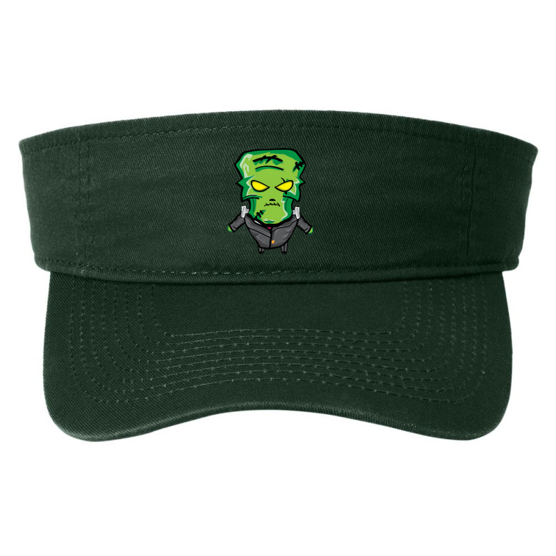 Funny Men Cartoon Green Character Men Women Fashion Visor by MarinaArtists | Artistshot