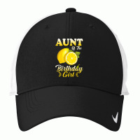 Lemonade Theme Aunt Of The Birthday Girl Matching Family T Shirt Nike Dri-fit Cap | Artistshot