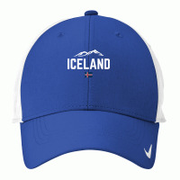 Iceland Flag Vintage  Men Women Kids  Iceland Sweatshirt Nike Dri-fit Cap | Artistshot