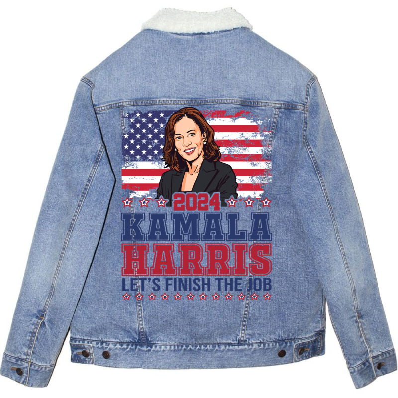 Kamala Harris Unisex Sherpa-lined Denim Jacket | Artistshot