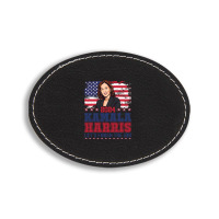 Kamala Harris Oval Leatherette Patch | Artistshot