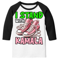 I Stand With Kamala Youth 3/4 Sleeve | Artistshot