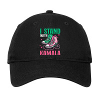 I Stand With Kamala Adjustable Cap | Artistshot