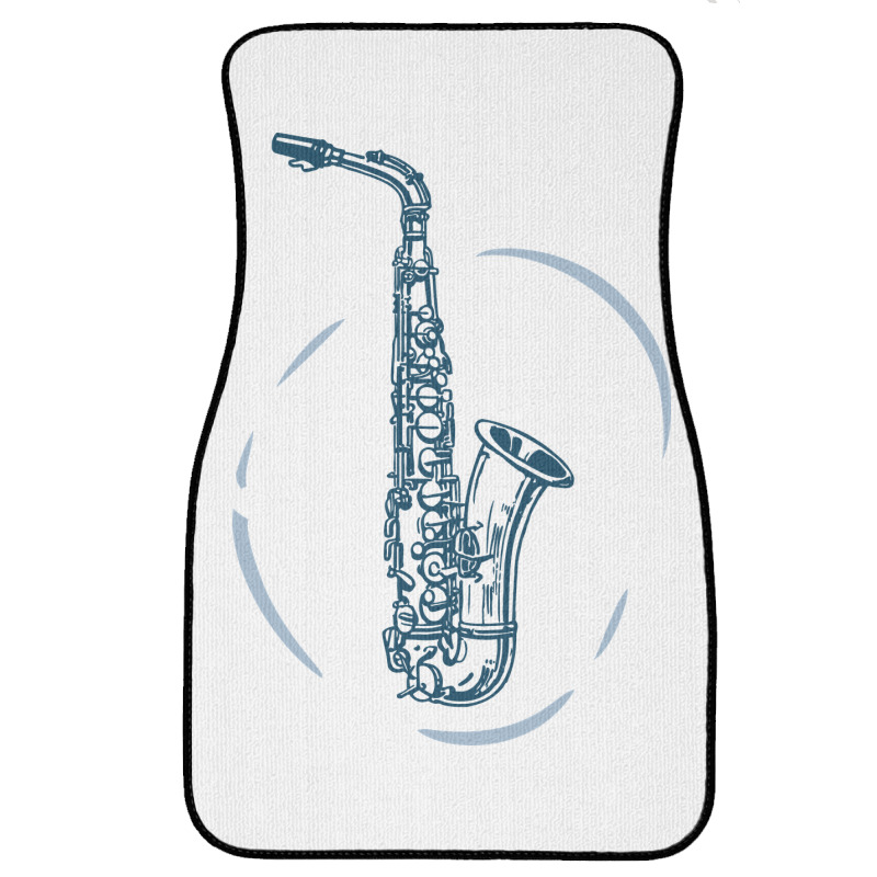 Saxophone Front Car Mat | Artistshot