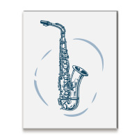 Saxophone Metal Print Vertical | Artistshot