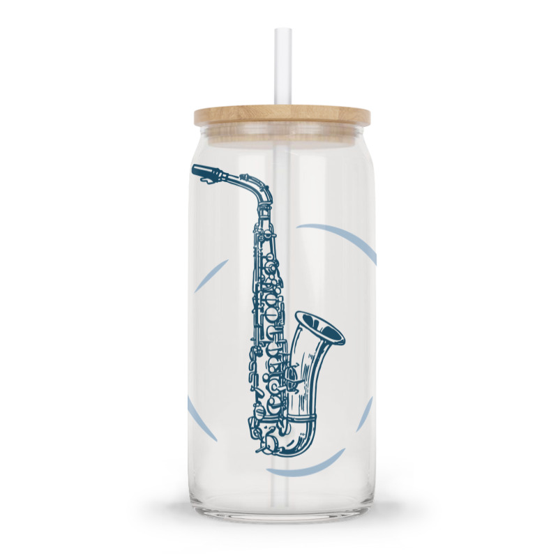 Saxophone Glass Tumbler | Artistshot