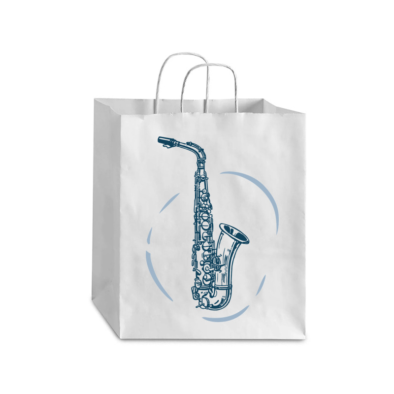 Saxophone Debie Paper Bag - 10 X 5 X 13 | Artistshot