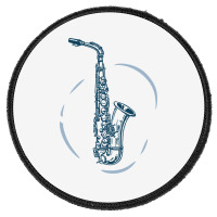 Saxophone Round Patch | Artistshot