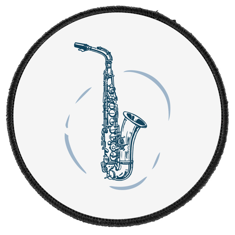 Saxophone Round Patch | Artistshot