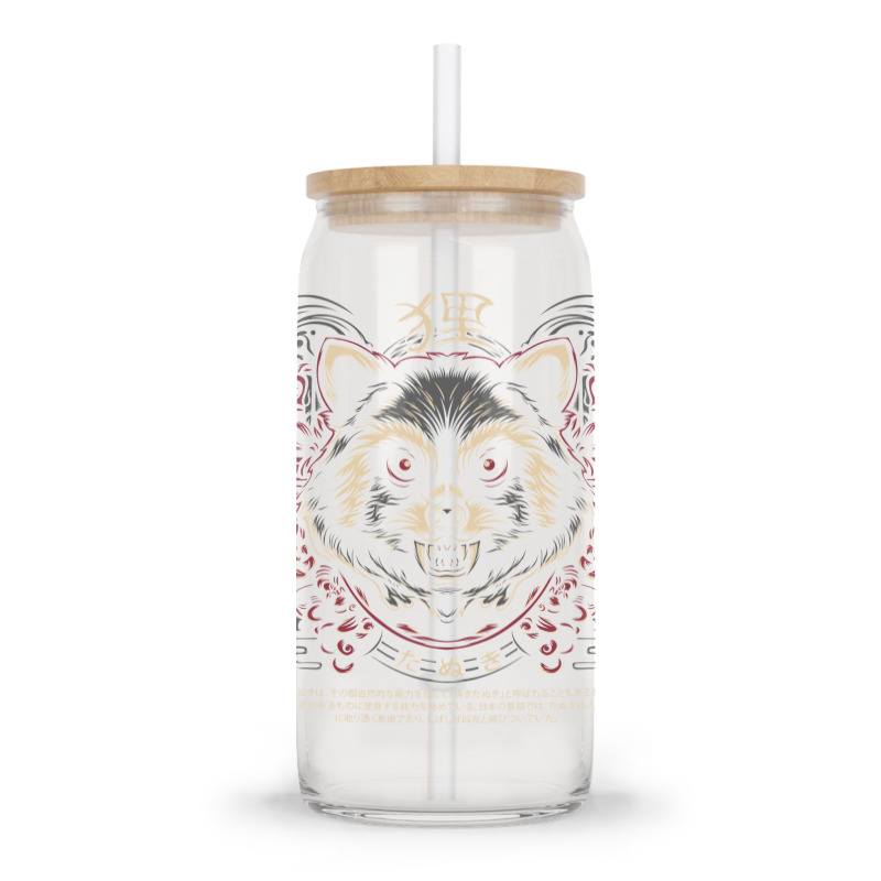 Tanuki Japan Trash Cat Glass Tumbler | Artistshot