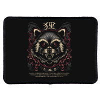 Tanuki Japan Trash Cat Rectangle Patch | Artistshot