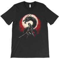 Japan Culture Dragon Samurai Art T-shirt | Artistshot