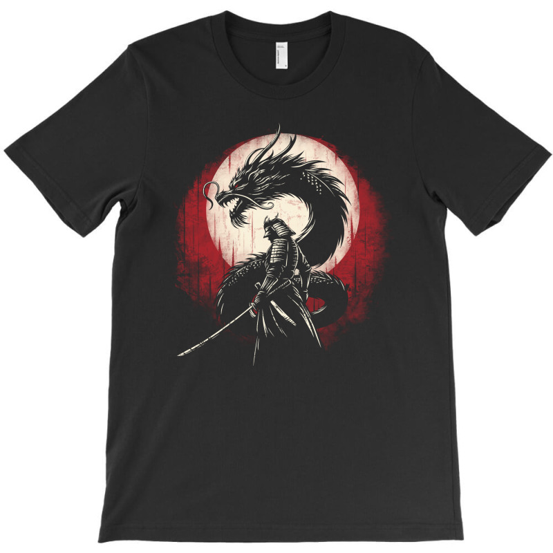 Japan Culture Dragon Samurai Art T-shirt | Artistshot